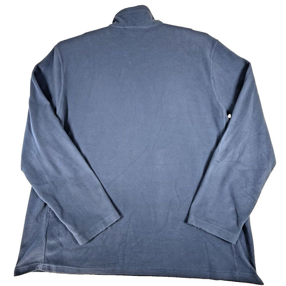 The North Face Gray Quarter Zip Fleece Pullover Sweater Jacket Outdoor Hiking - Picture 6 of 10